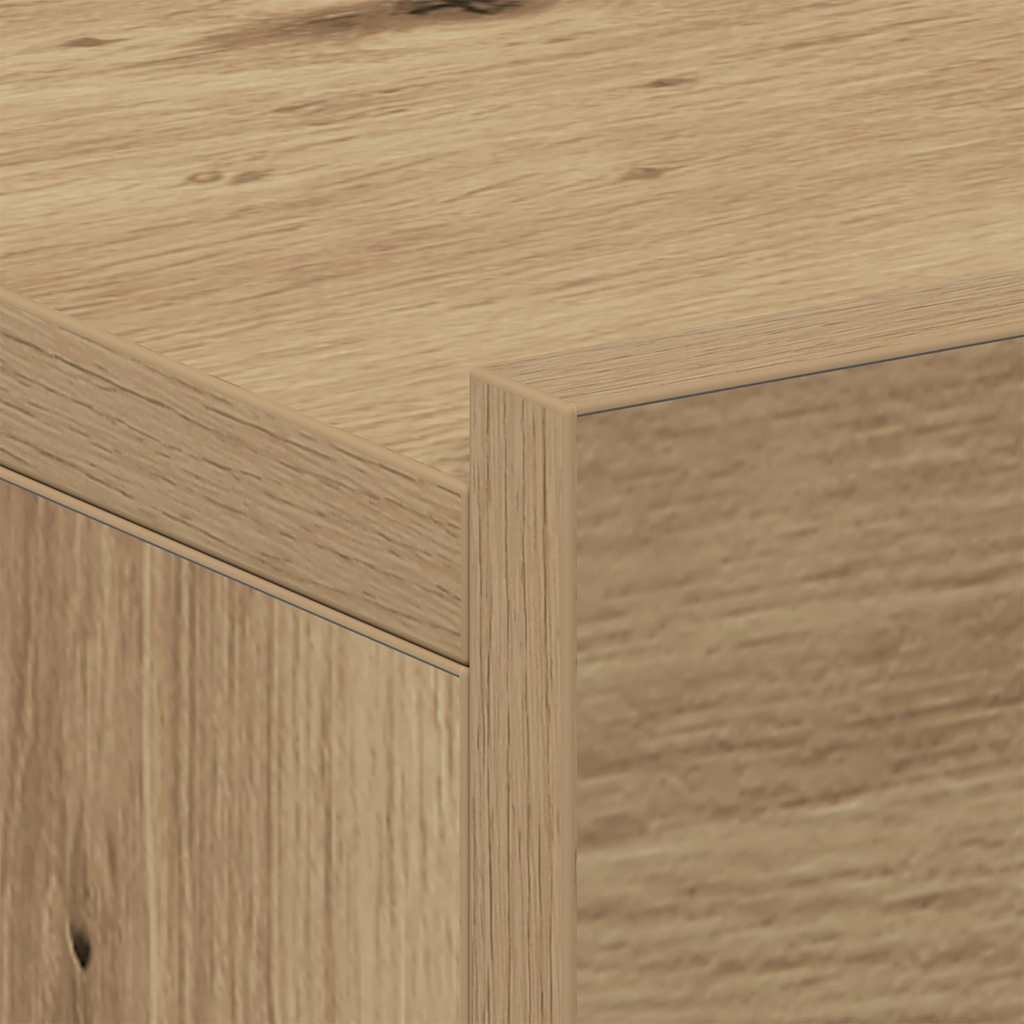 Κομοδίνα Κρεμαστά Καφέ Δρυς 40x31x27 εκ. Επεξεργ. Ξύλο - Pakobazaar
