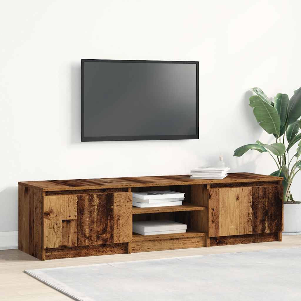 Έπιπλο Τηλεόρασης από Παλιό Ξύλο 140x40x36 εκ. από Τεχνητό Ξύλο - Pakobazaar