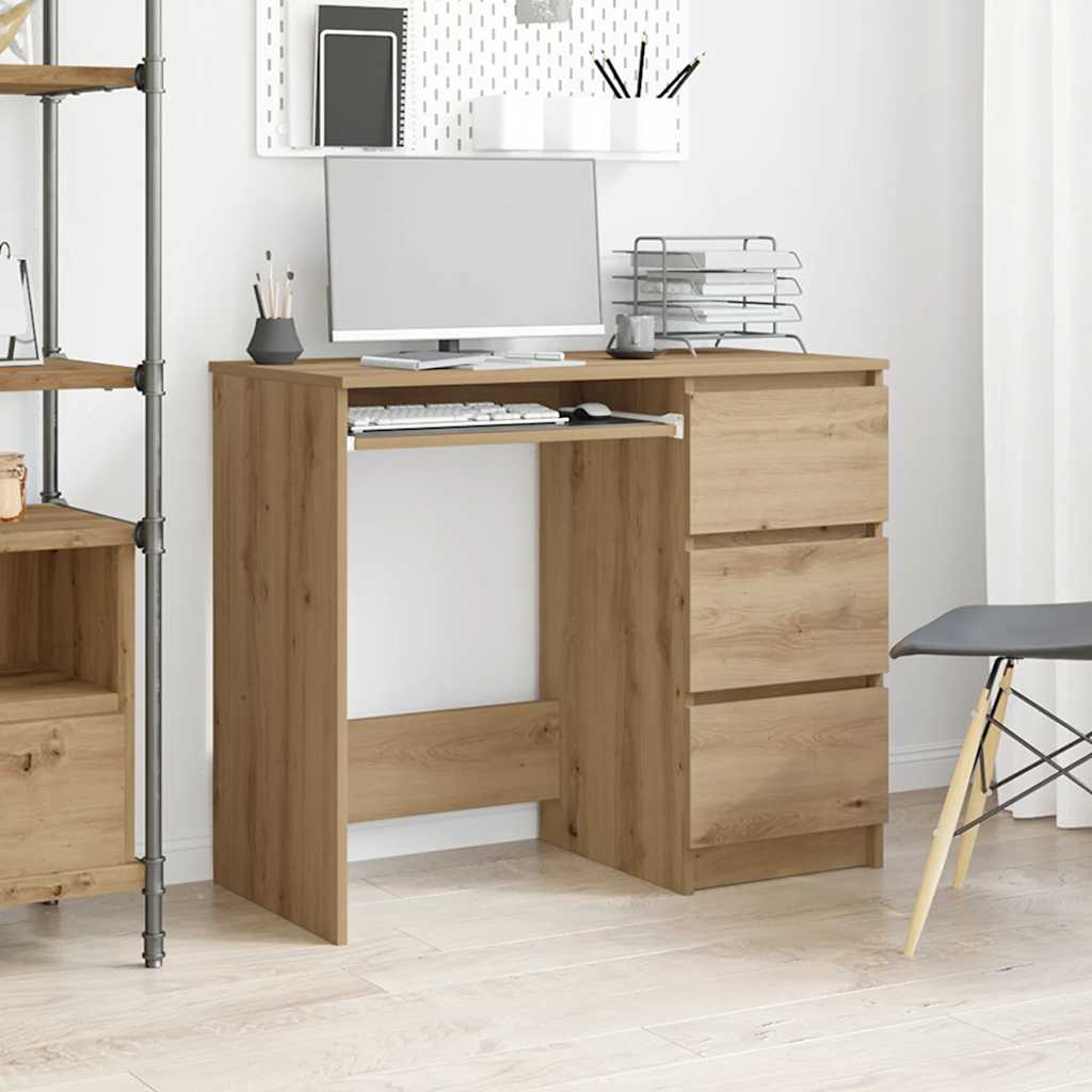 Γραφείο  Artisan Oak 90x45x76 εκ Κατασκευασμένο ξύλο - Pakobazaar