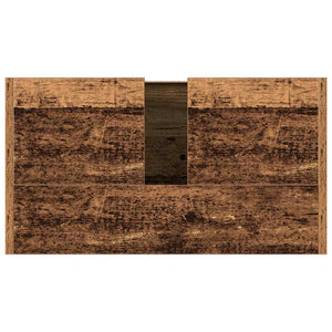Ντουλάπι Νιπτήρα Μπάνιου Παλιό Ξύλο 60x33x60 εκ