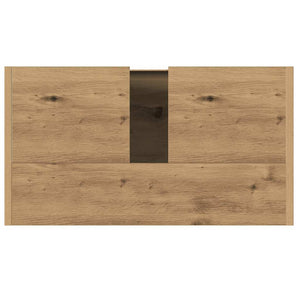 Ντουλάπι Νιπτήρα Μπάνιου Αρτισιανή Δρυς 60x33x60 εκ. Επεξ. Ξύλο