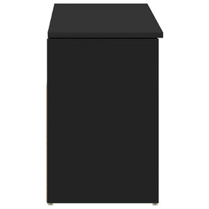 Πάγκος παπουτσιών  Μαύρο 102x30,5x45 cm Κατασκευασμένο ξύλο - Pakobazaar