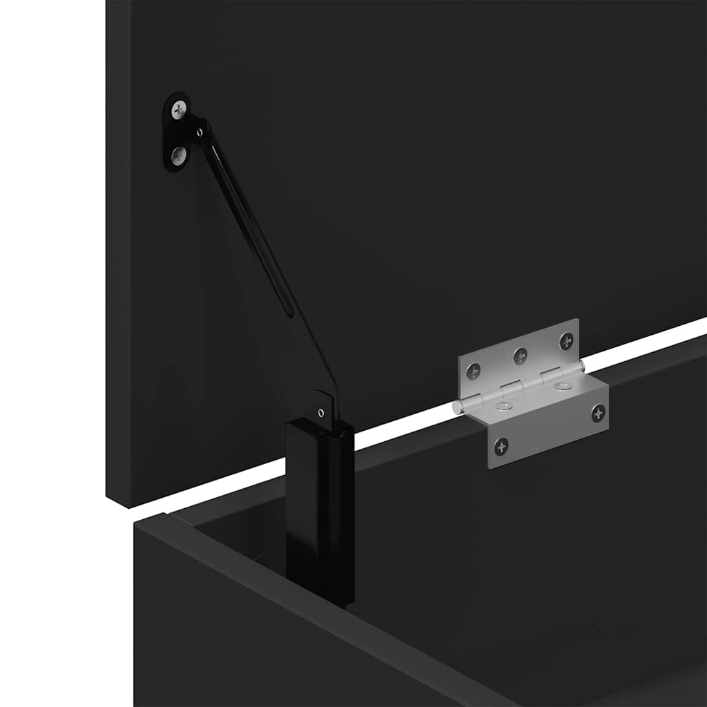 Πάγκος παπουτσιών  Μαύρο 102x30,5x45 cm Κατασκευασμένο ξύλο - Pakobazaar
