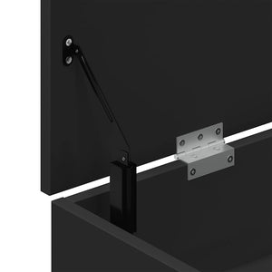 Πάγκος παπουτσιών  Μαύρο 102x30,5x45 cm Κατασκευασμένο ξύλο - Pakobazaar