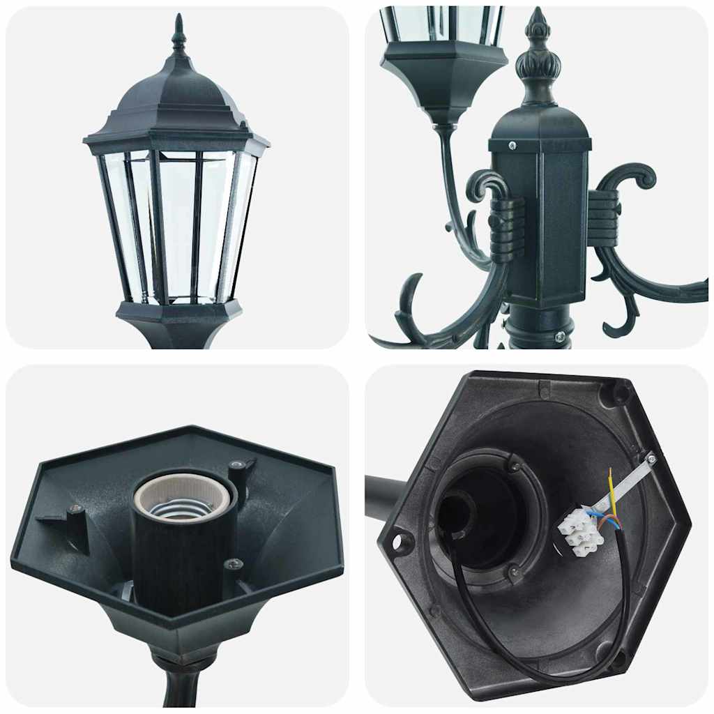 Φωτιστικό Κήπου Ρετρό Βουρτσιστό Πράσινο 57 x 49 x 241 εκ. - Pakobazaar