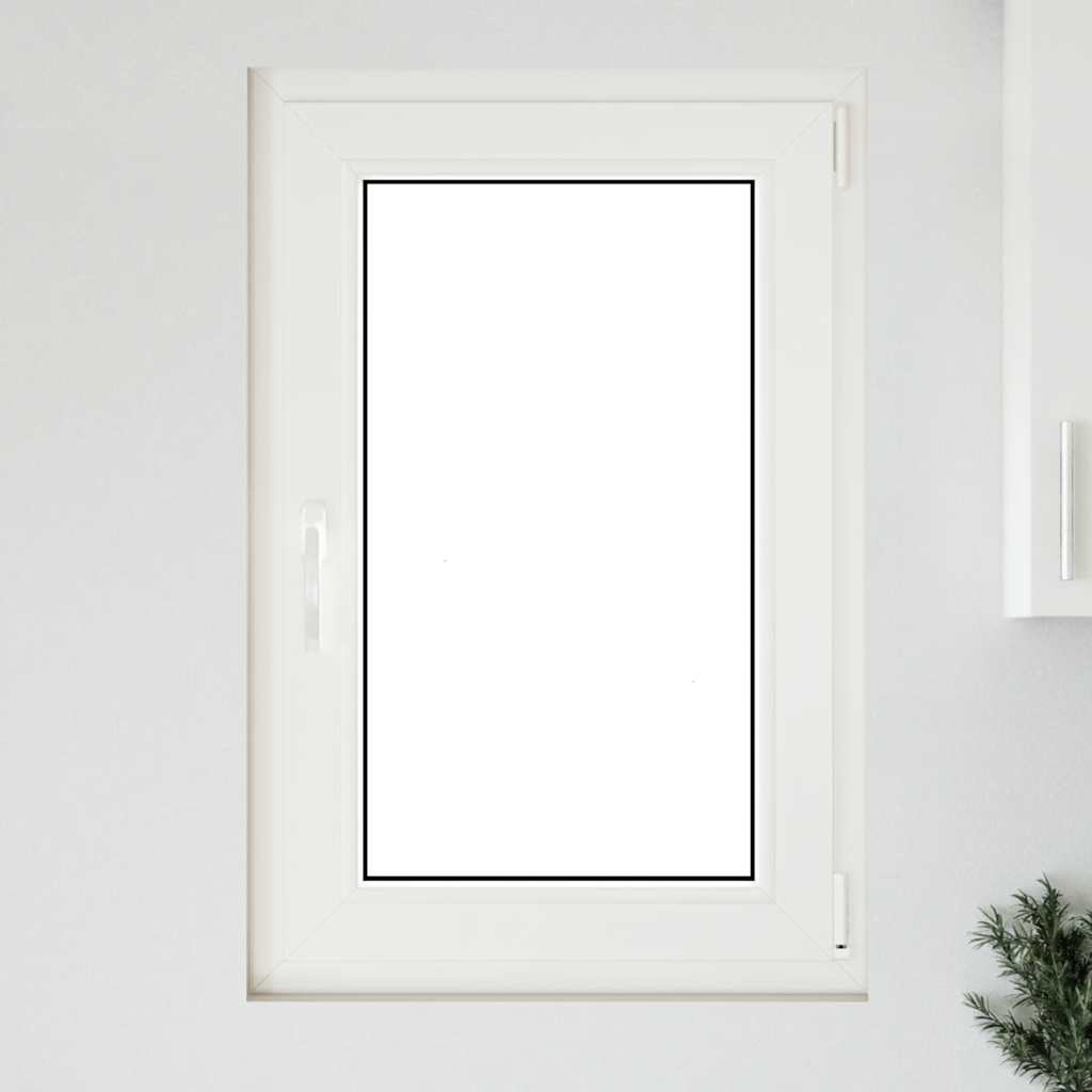 Παράθυρο Υπογείου "RISOR" 60x100 εκ. Ανακλινόμενο & Περιστρεφόμενο DIN Δεξιό Λευκό - Pakobazaar