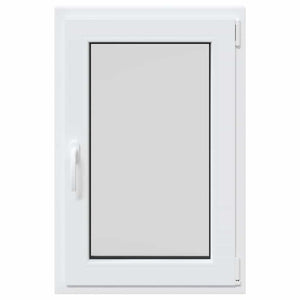 Παράθυρο Υπογείου "RISOR" 60x100 εκ. Ανακλινόμενο & Περιστρεφόμενο DIN Δεξιό Λευκό - Pakobazaar
