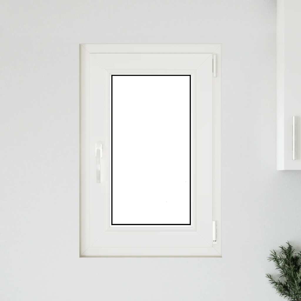 Παράθυρο Υπογείου "RISOR" 50x75 εκ. Ανακλινόμενο & Περιστρεφόμενο DIN Δεξί Ανθρακί