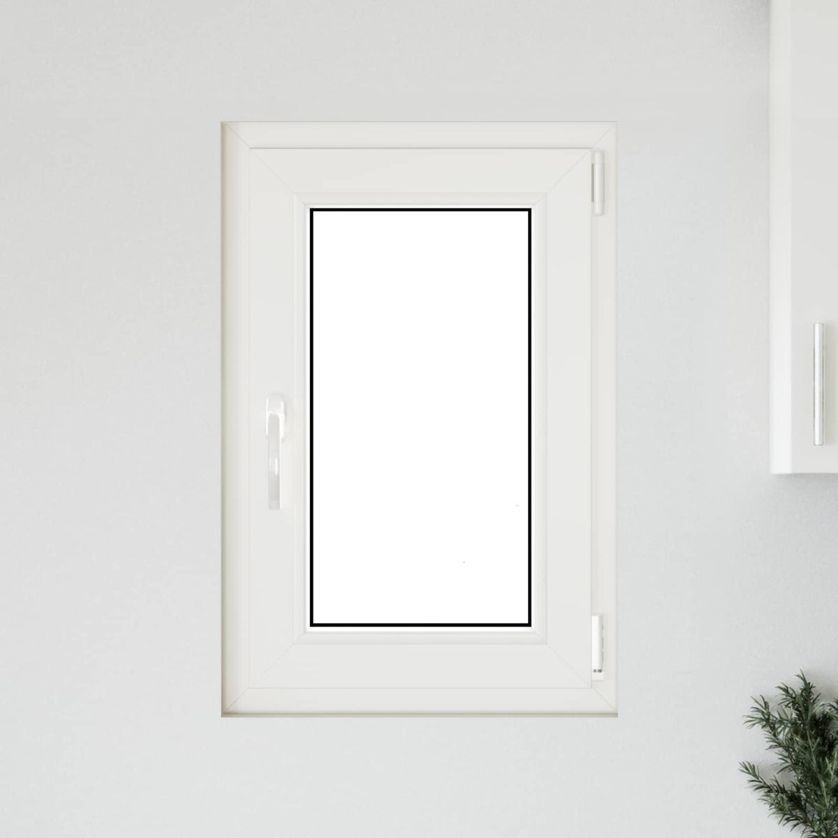 Παράθυρο Υπογείου "RISOR" 50x75 εκ. Ανακλινόμενο & Περιστρεφόμενο DIN Δεξί Ανθρακί