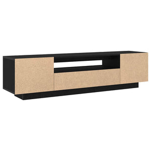 Ντουλάπι TV Μαύρο 160 x 35 x 40 εκ. Επεξεργασμένο ξύλο - Pakobazaar