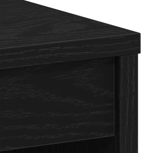 Γραφείο Μαύρη Δρυς 90x40x72 εκ. από Τεχνητό Ξύλο