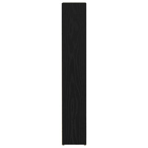 Ντουλάπια CD 2 τεμ. Μαύρο Δρυς 21x16x93,5 εκ Επεξεργασμένο Ξύλο