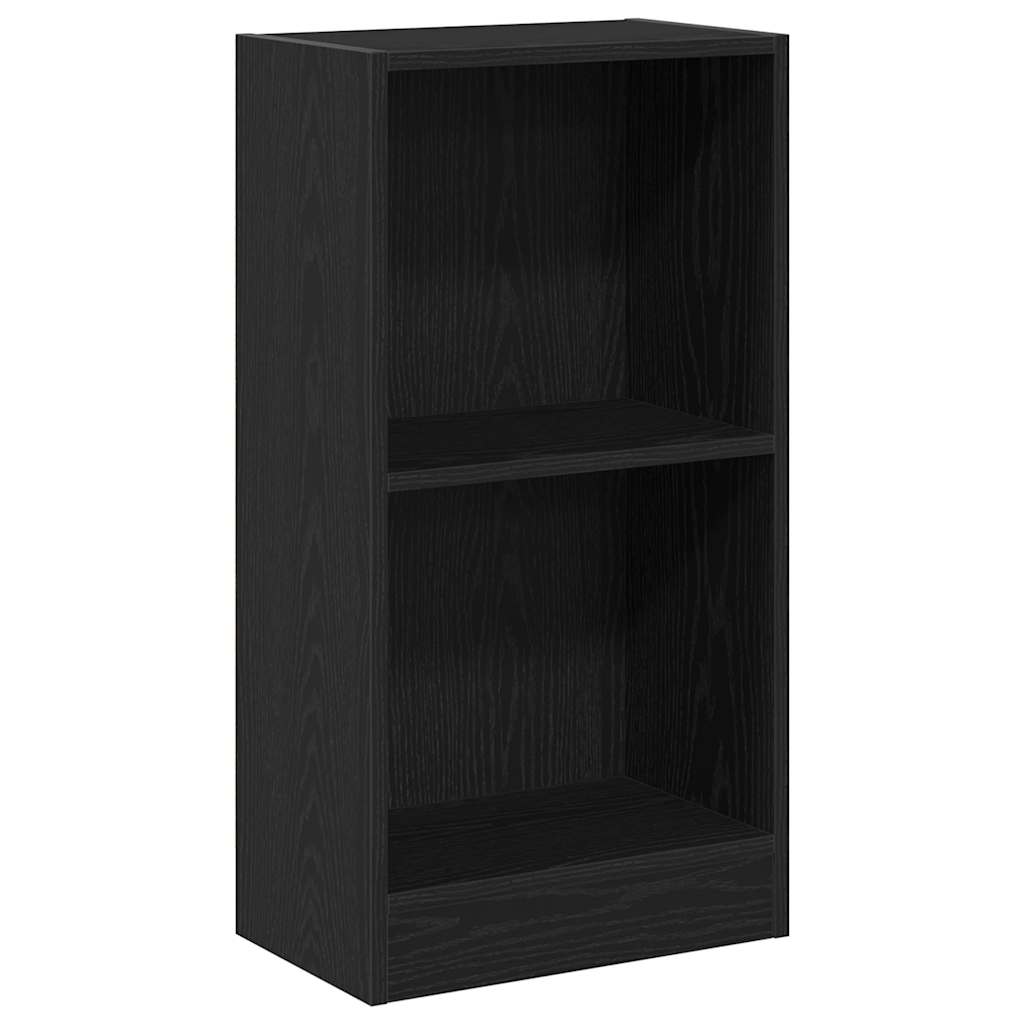 Βιβλιοθήκη Μαύρη Δρυς 40x24x76 εκ. από Τεχνητό Ξύλο - Pakobazaar