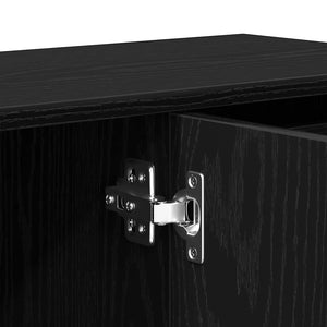 Μπουφές Μαύρης Δρυός 91x29,5x75 εκ. από Τεχνητό Ξύλο