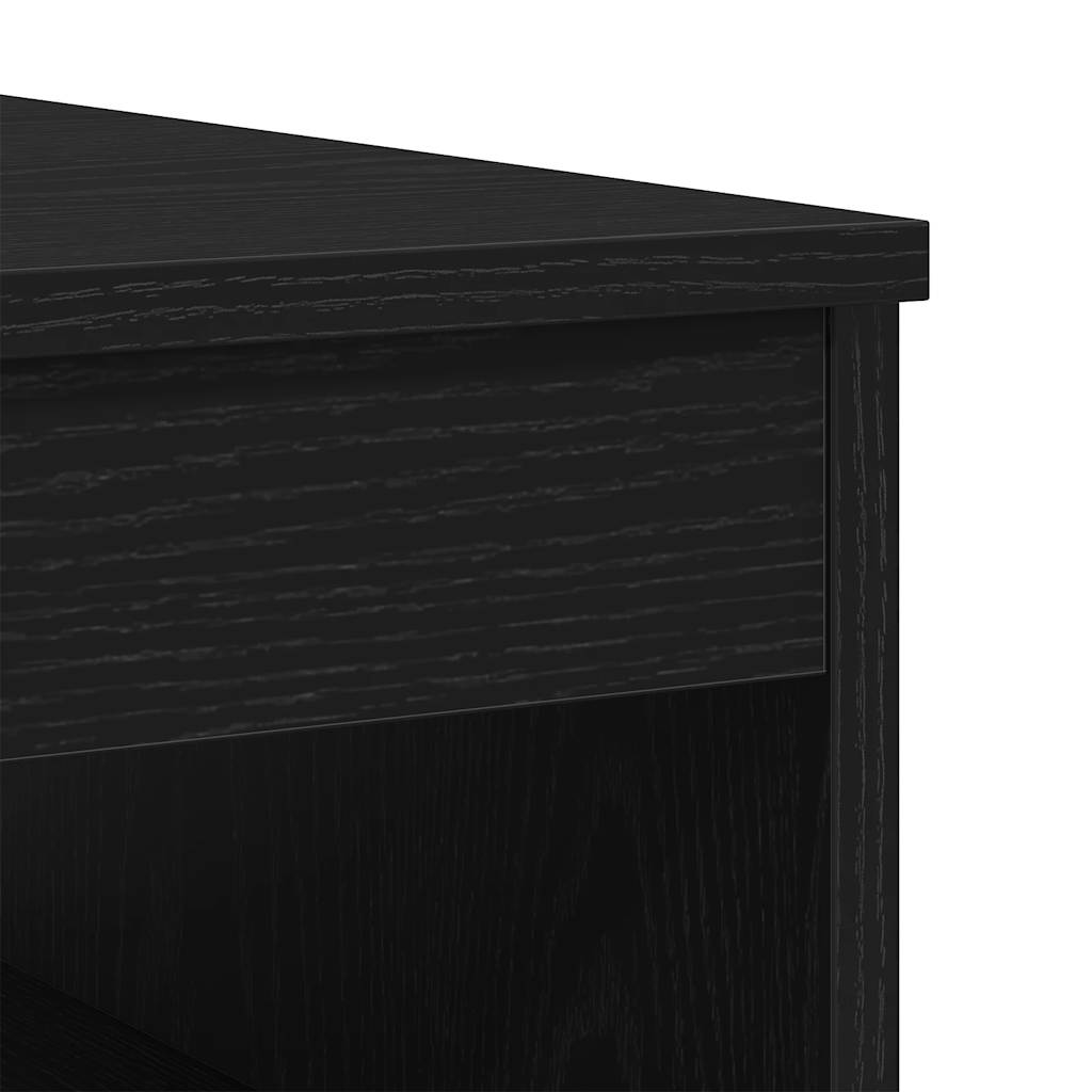 Συρταριέρα Μαύρη Δρυς 40x50x76 εκ. από Τεχνητό Ξύλο - Pakobazaar