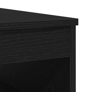 Συρταριέρα Μαύρη Δρυς 40x50x76 εκ. από Τεχνητό Ξύλο - Pakobazaar