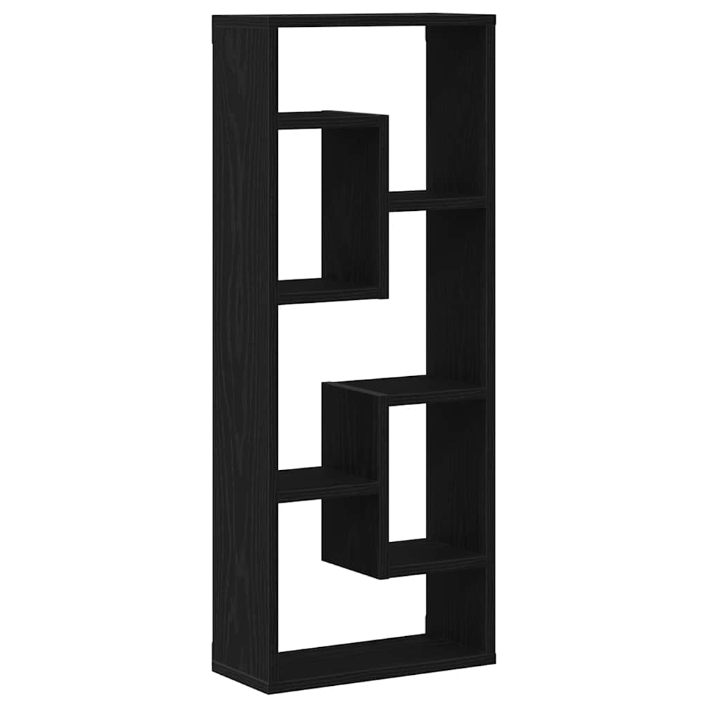 Ράφι Τοίχου Μαύρη Δρυς 36 x 16 x 90 εκ. από Τεχνητό Ξύλο - Pakobazaar