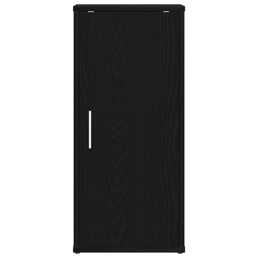 Παπουτσοθήκη Μαύρη βελανιδιά 32x35x70 εκ. Επεξεργασμένο Ξύλο