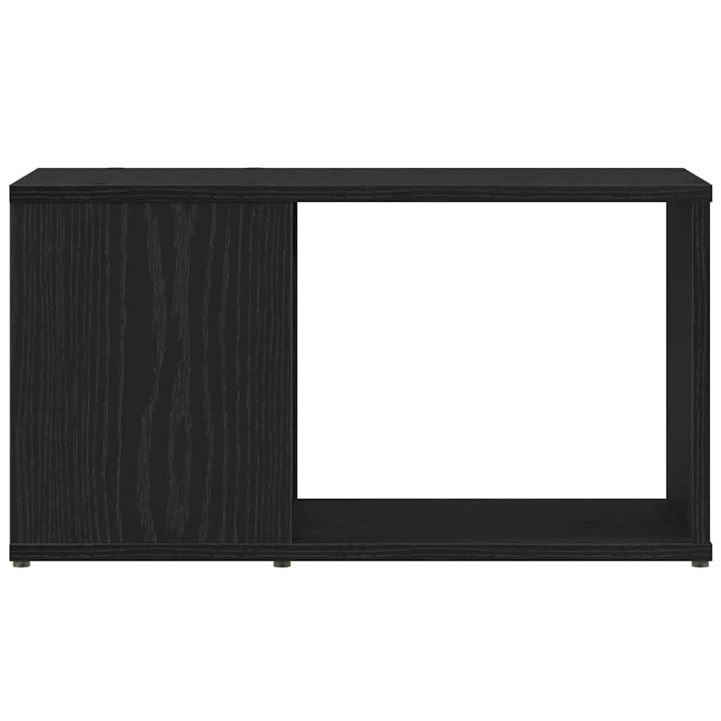 Έπιπλο Τηλεόρασης Μαύρο Δρυς 60x24x32 εκ. από Τεχνητό Ξύλο - Pakobazaar
