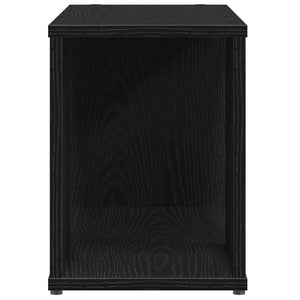 Έπιπλο Τηλεόρασης Μαύρο Δρυς 60x24x32 εκ. από Τεχνητό Ξύλο - Pakobazaar