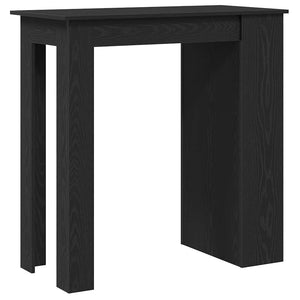 Τραπέζι Bar με Σχάρα αποθήκευσης Μαύρη Δρυς 102x50x103,5 cm - Pakobazaar