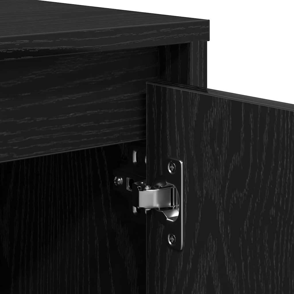 Μπουφές Μαύρης Δρυός 70x41x75 εκ. από Τεχνητό Ξύλο - Pakobazaar