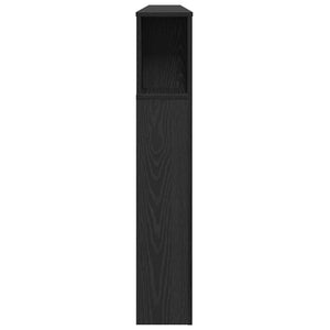 Κρεβάτι με Κεφαλάρι Μαύρη δρυς 180 x 18.5 x 102.5 εκ. - Pakobazaar