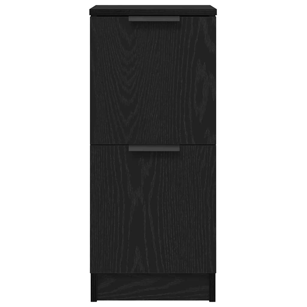 Πλαϊνό γραφείο Μαύρη Οξυά 30 x 30 x 70 εκ. Επεξεργασμένο ξύλο - Pakobazaar