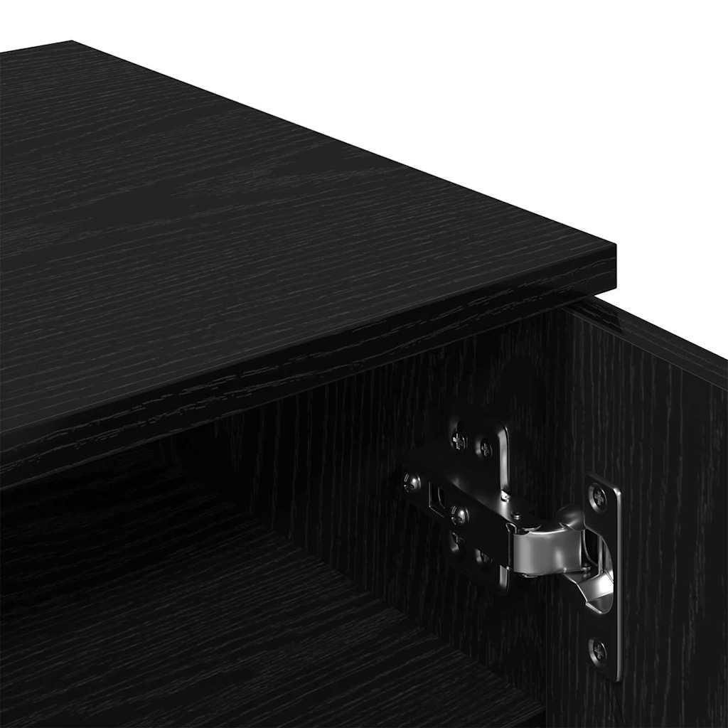Ντουλάπα Παπουτσιών με ράφι Μαύρη Οξυά 59 x 35 x 70 εκ. - Pakobazaar