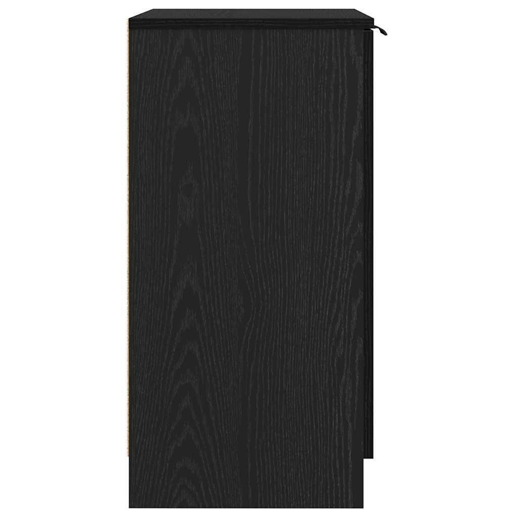 Ντουλάπα Παπουτσιών με ράφι Μαύρη Οξυά 59 x 35 x 70 εκ. - Pakobazaar