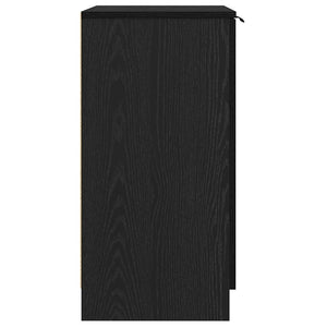 Ντουλάπα Παπουτσιών με ράφι Μαύρη Οξυά 59 x 35 x 70 εκ. - Pakobazaar