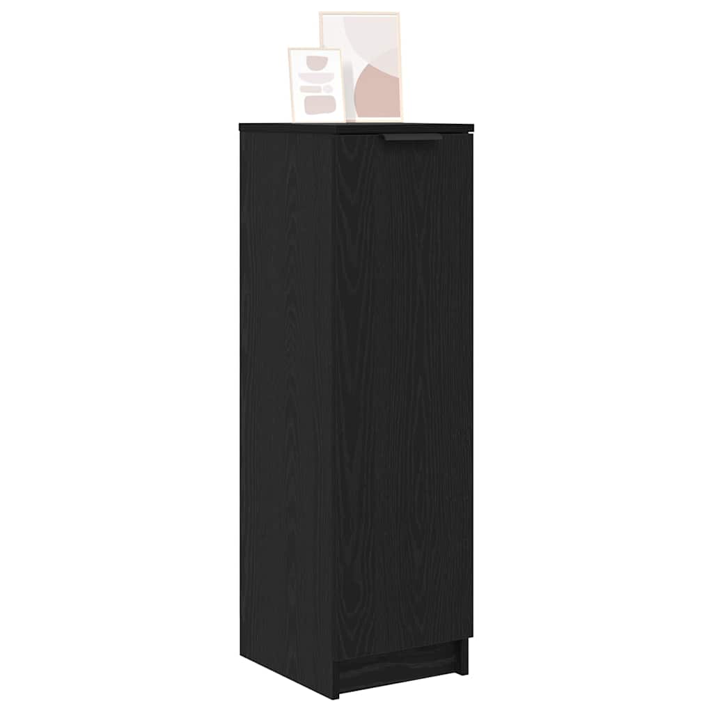 Ντουλάπα Παπουτσιών με ράφι Μαύρη Οξυά 29,5 x 35 x 101 εκ. - Pakobazaar