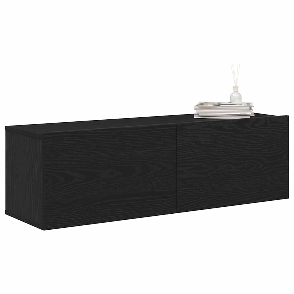 Ντουλάπι TV 2 pcs Μαύρο 100 x 30 x 30 cm Επεξεργασμένο ξύλο - Pakobazaar