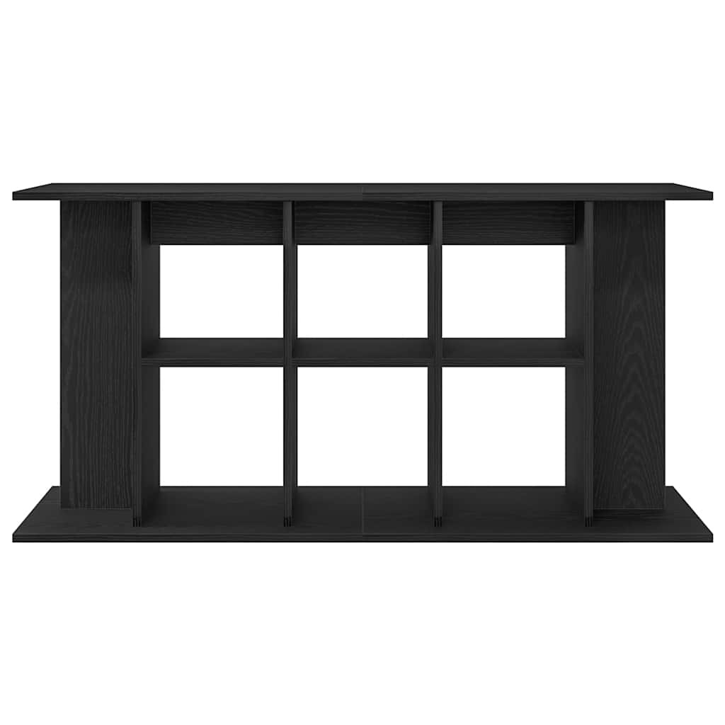 Βάση Ενυδρείου Μαύρη Δρυς 120x40x60 εκ. από Τεχνητό Ξύλο - Pakobazaar