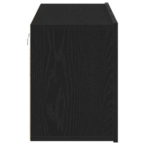 Ντουλάπια Τηλεόρασης 2 τεμ. Μαύρο Δρυς 120x30x41 εκ. από Τεχνητό Ξύλο