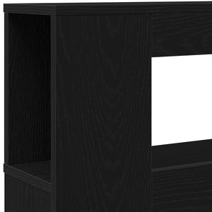 LED κεφαλάρι με ράφι Μαύρη δρυς 160 x 18.5 x 103.5 εκ - Pakobazaar
