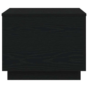 Τραπεζάκι Σαλονιού με Φωτάκια LED Μαύρη Δρυς 50x50x40 εκ. - Pakobazaar