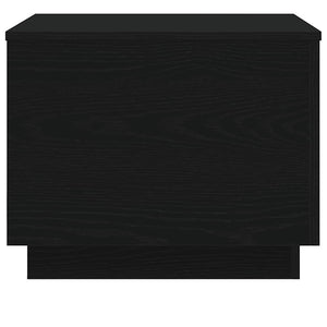 Τραπεζάκι Σαλονιού με Φωτάκια LED Μαύρη Δρυς 50x50x40 εκ. - Pakobazaar