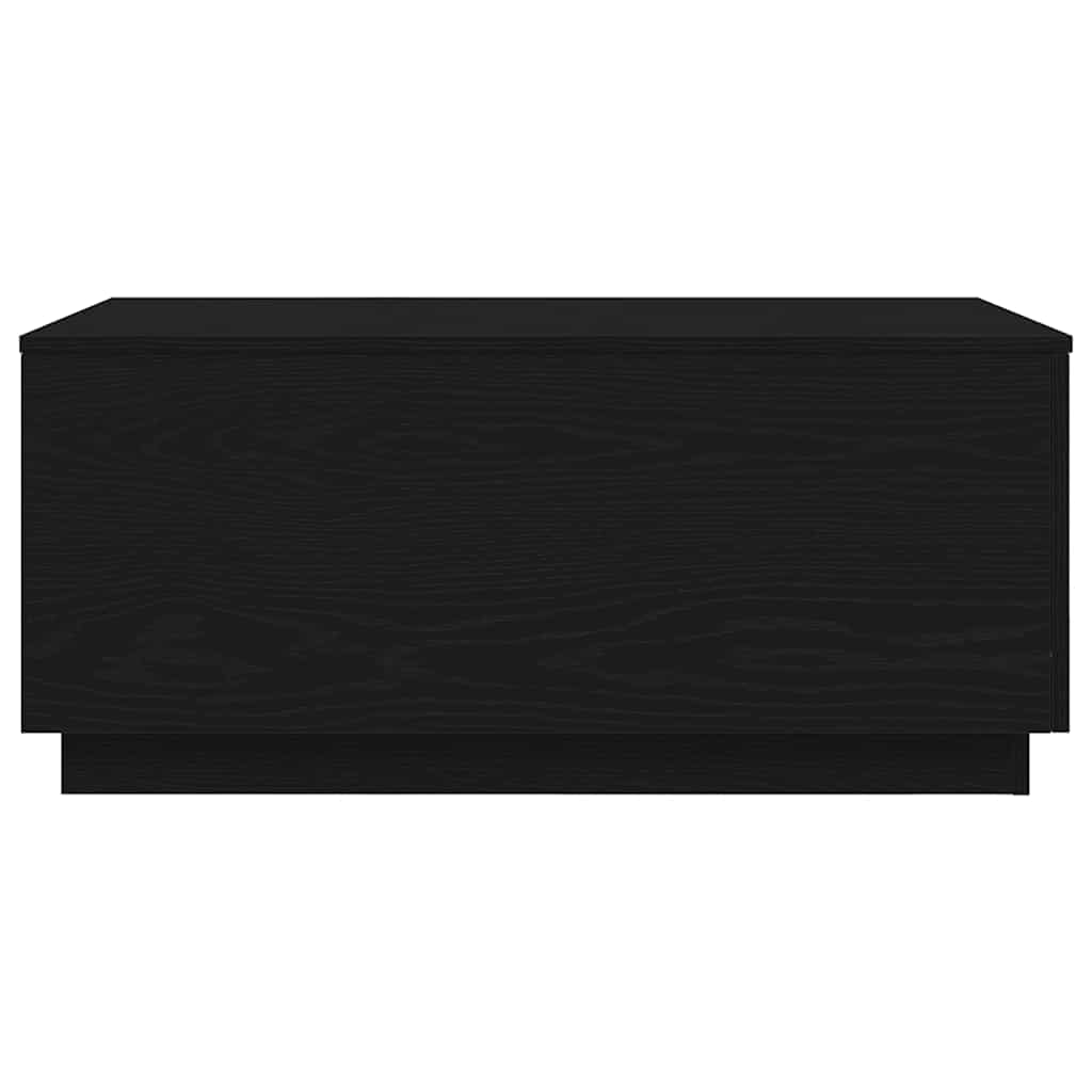 Τραπεζάκι Σαλονιού με Φωτάκια LED Μαύρη Δρυς 90x50x40 εκ. - Pakobazaar