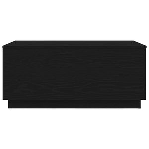 Τραπεζάκι Σαλονιού με Φωτάκια LED Μαύρη Δρυς 90x50x40 εκ. - Pakobazaar