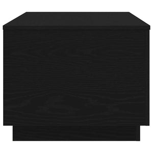 Τραπεζάκι Σαλονιού με Φωτάκια LED Μαύρη Δρυς 90x50x40 εκ. - Pakobazaar