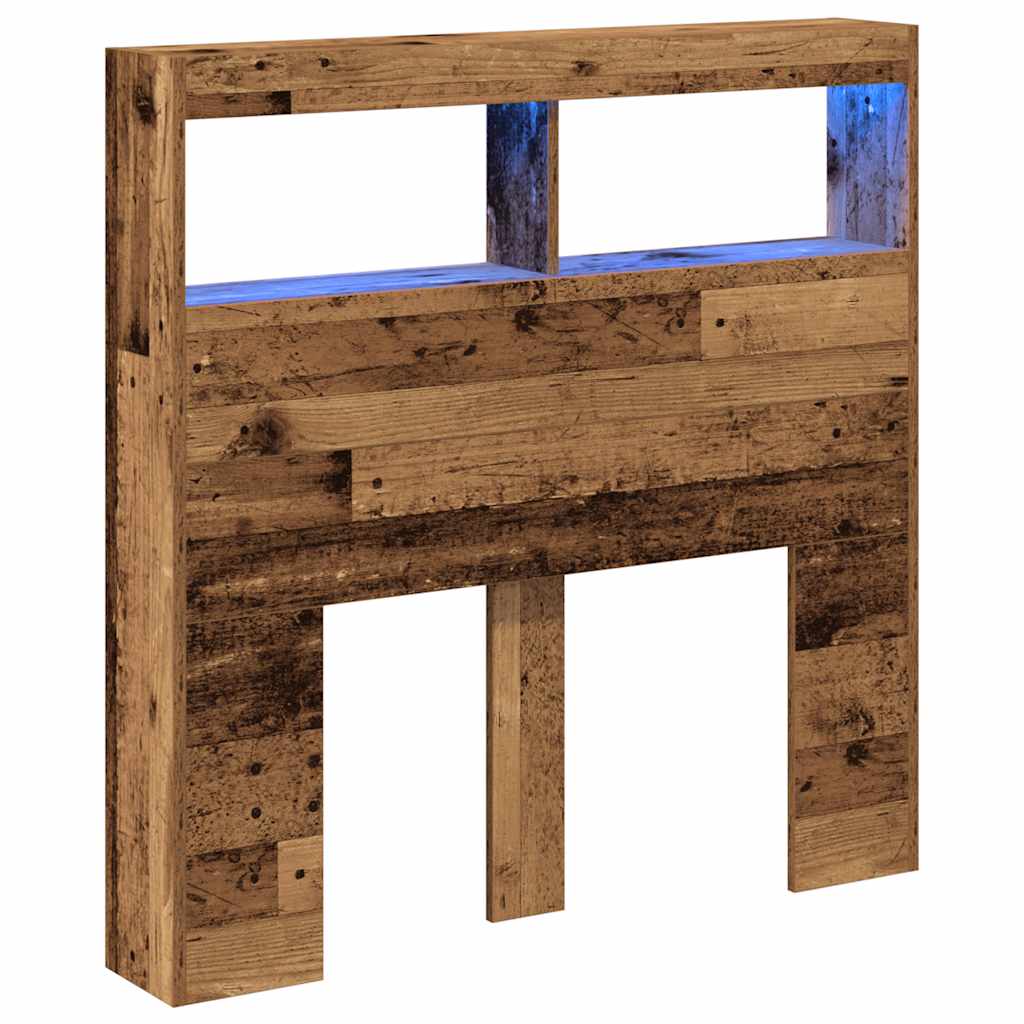 Κεφαλάρι με Αποθηκευτικό Χώρο & LED 100x17x102 εκ. - Pakobazaar