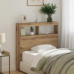 Κεφαλάρι με Αποθηκευτικό Χώρο & LED Artisan Δρυς 100x17x102 εκ. - Pakobazaar