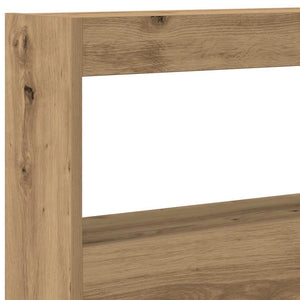 Κεφαλάρι με Αποθηκευτικό Χώρο & LED Artisan Δρυς 160x17x102 εκ. - Pakobazaar