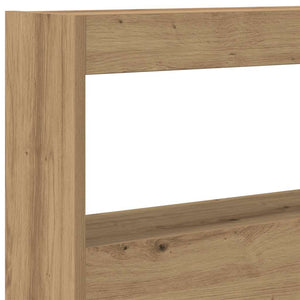 Κεφαλάρι με Αποθηκευτικό Χώρο & LED Artisan Δρυς 180x17x102 εκ. - Pakobazaar