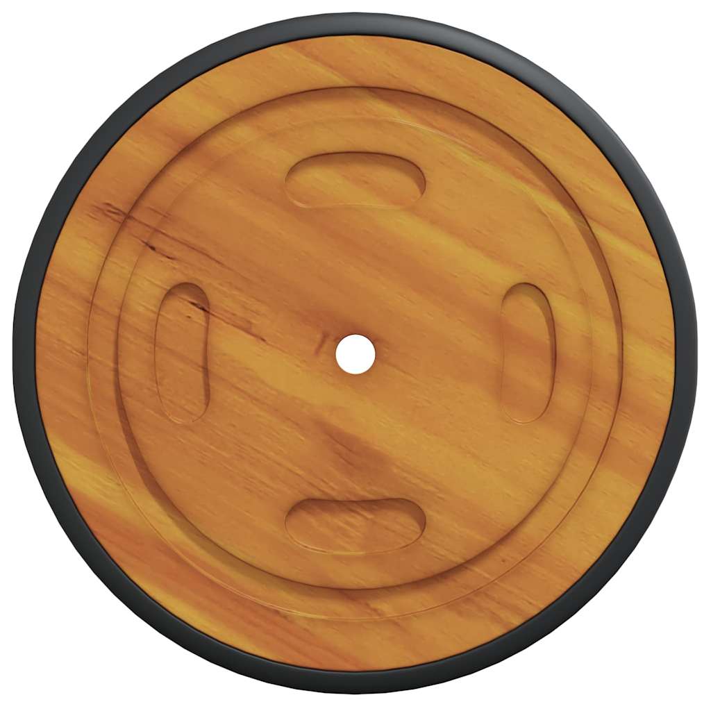 Ευρυχωροί Τροχοί με τροχούς 2 pcs Καφέ 20.5 x 20.5 x 2 εκ.