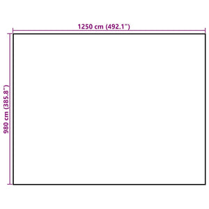 Τάπητας 9,8x12,5 m 140 g/m² Πολυπροπυλένιο