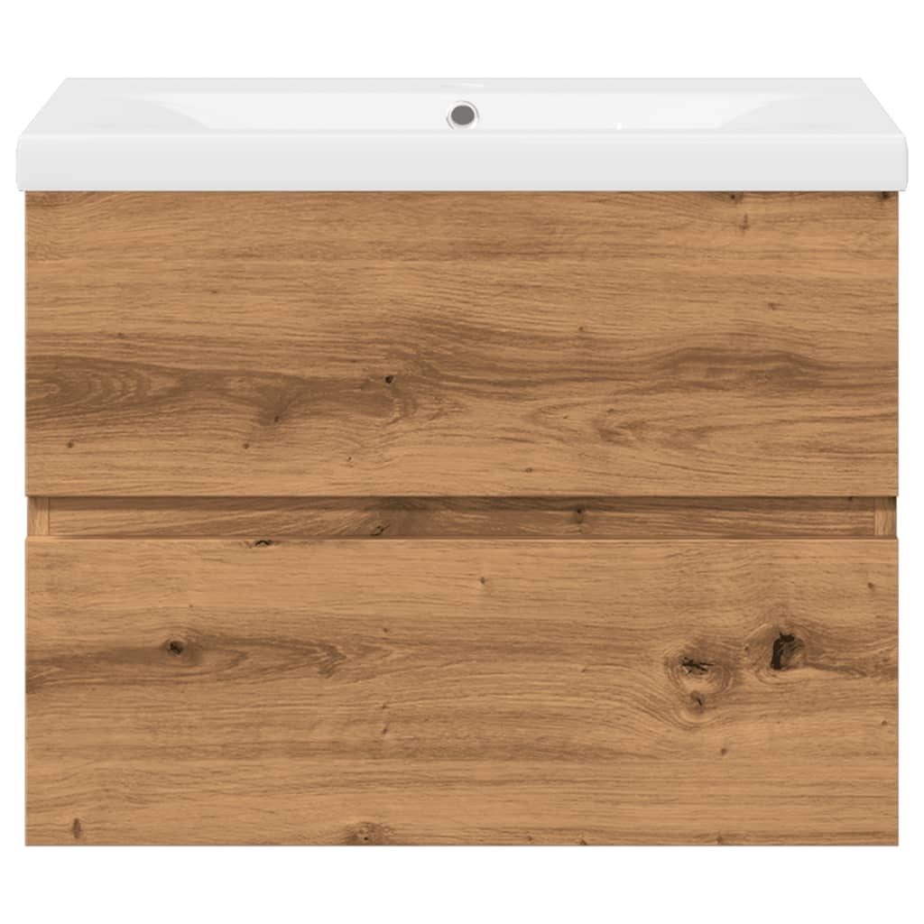 Ντουλάπι με Ενσωματωμένο Νιπτήρα Τεχνίτης Δρυς