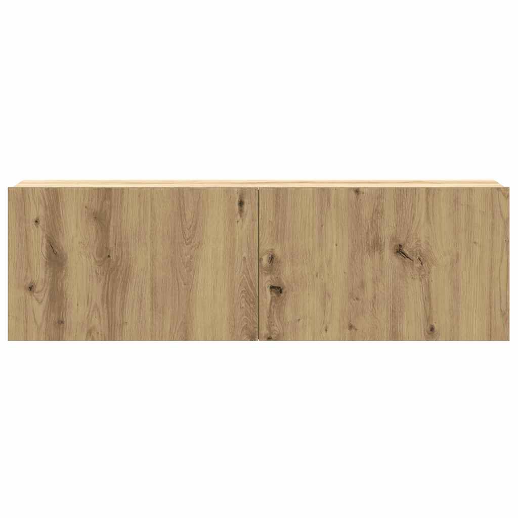 Σετ επίτοιχου ντουλαπιού τηλεόρασης 3 τεμαχίων 100x30x30 cm - Pakobazaar