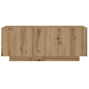 Έπιπλο Τηλεόρασης με LED Αρτισιανή Δρυς 260x35x40 εκ Επεξ.Ξύλο - Pakobazaar
